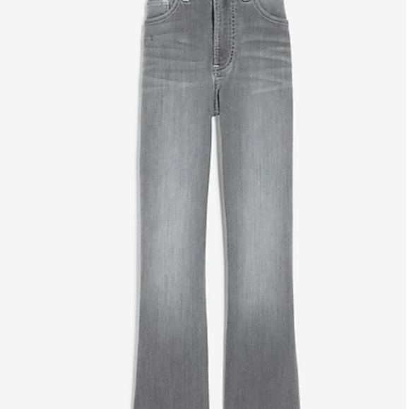 ⭐️ EXPRESS CROPPED FLARE HIGH RICE JEANS - Picture 3 of 9